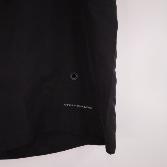Columbia Omnishade Black Shorts Size 8 - Picture 3 of 7